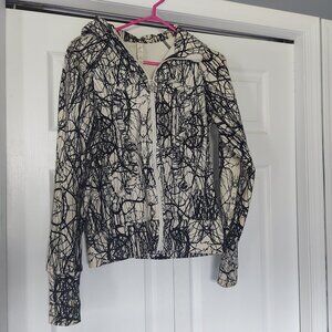 Lululemon Scuba Ghost Black Bird Hoodie